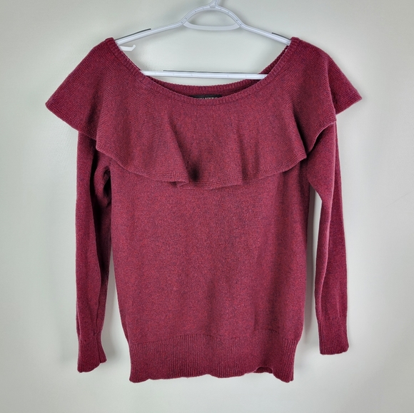 Banana Republic Merino Xtra Fine Wool and Cashmere Knit Sweater Sz Small - Picture 1 of 8